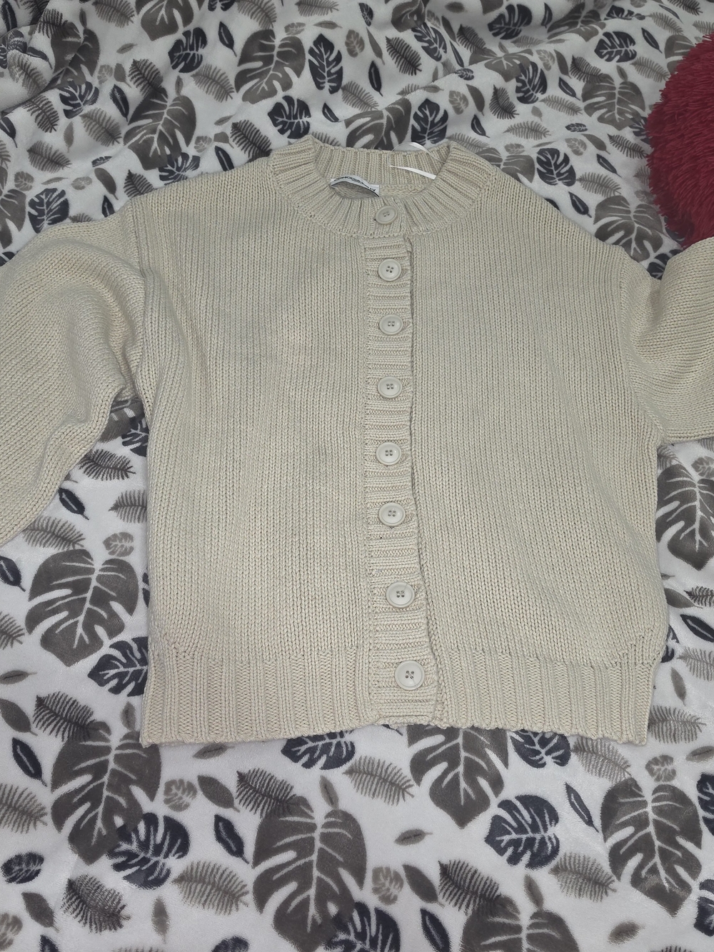 Princess Polly Edern Cardigan in Cream - Size US 2 / AU 6
